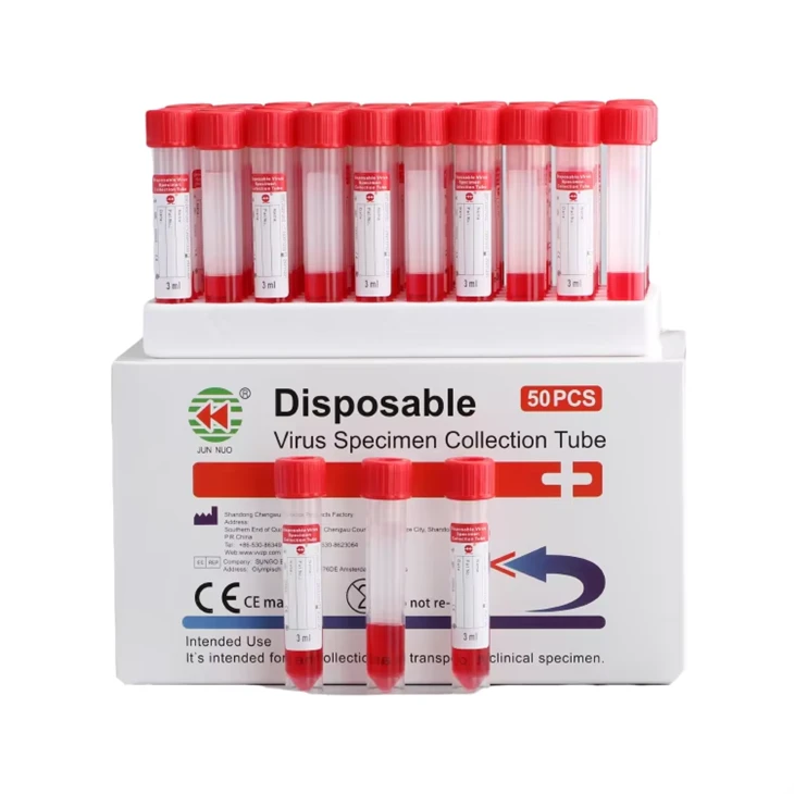 Disposable VTM Kit Virus Specimen Collection Tube