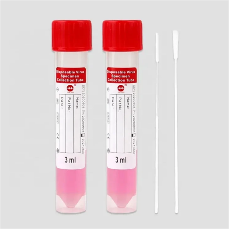 Disposable VTM Kit Virus Specimen Collection Tube