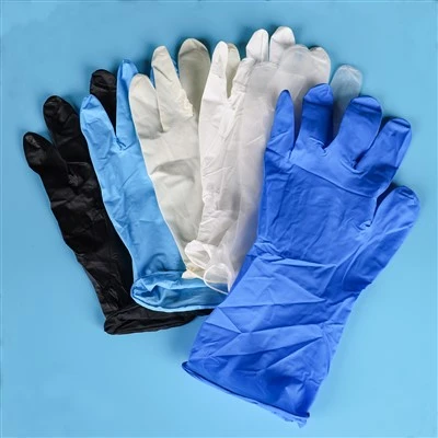Vienkartinės PVC tyrimo pirštinės, be pudros, skaidrios, medicininės apžiūros pirštinės S/M/L/XL